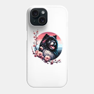 Puli Revels in Spring, Cherry Blossoms Abloom Phone Case