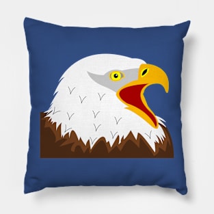 Bald eagle vector image Pillow