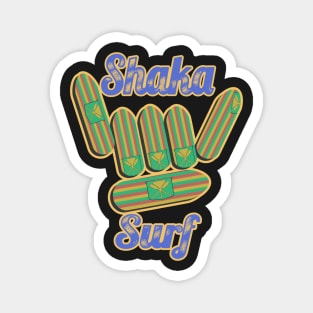 Shaka Surf Boards Traditional Hawaiian Flag Magnet