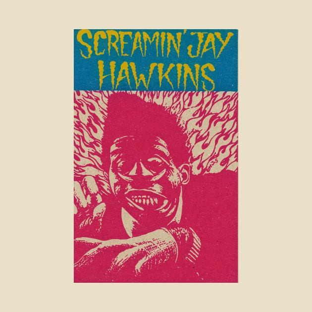 Screamin' Jay Hawkins by HAPPY TRIP PRESS