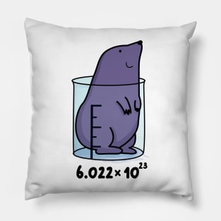 One Mole Cute Funny Chemistry Mole Pillow