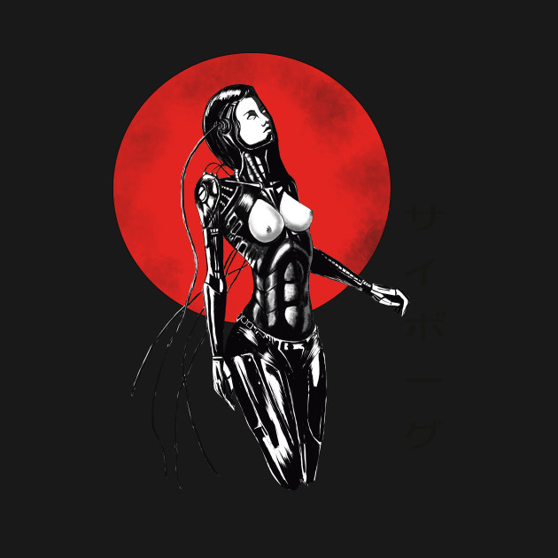 Disover cybergirl - Cyberpunk - T-Shirt