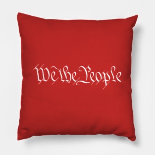 Us Constitution We The People Pillow