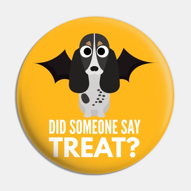 Bluetick Coonhound Halloween Trick or Treat Pin by DoggyStyles