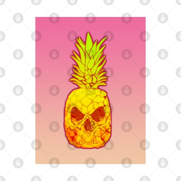 PINK Pineapple by BoneArtPetite