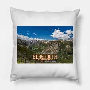 Beartooth Highway Wyoming and Montana Pillow