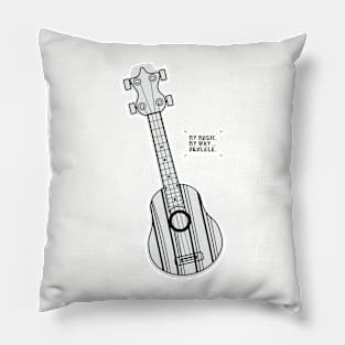 my music is my way ukulele Pillow