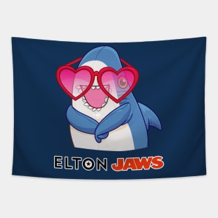 Elton Jaws Tapestry