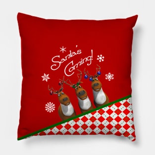 Santa Is Coming Pillow