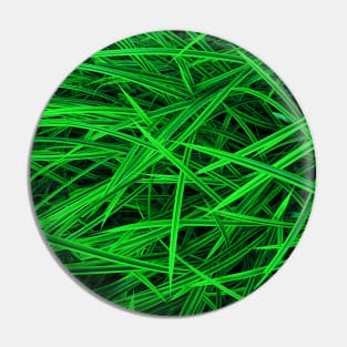 Green neon - needles pattern - Abstract photography Pin