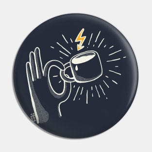 Coffee Jolt Pin