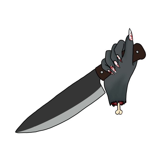 horror knife hand by thejesamestreet