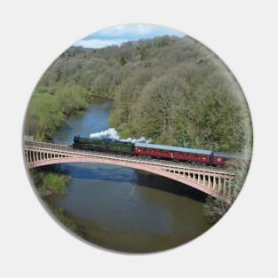 GWR 4079 Pendennis Castle crossing Victoria Bridge Pin