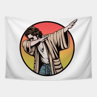 Dabbing Dude Lebowski Tapestry