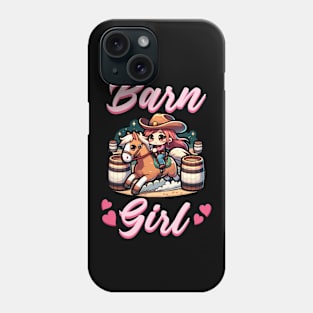 Barn Girl I Equestrian Pony Horse Fan Phone Case