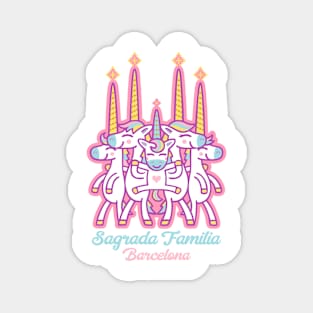 Sacred Family of Unicorns Magnet