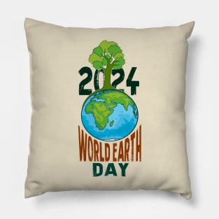 Harmony with Nature, Earth Day Every Day Pillow