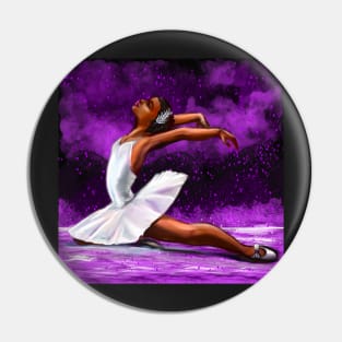 Ballet  African American black ballerina 2022 - white tutu. The best Gifts for black women 2022 Pin