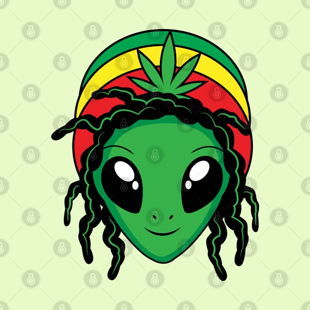 Rasta Alien by MightyShroom