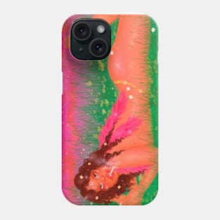 Chilling desnuda fumando pito Phone Case