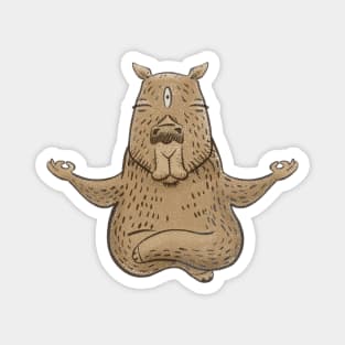 Zen Capybara Magnet