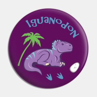 Cute Iguanodon Pin