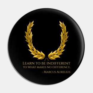 Classical Rome Stoic Philosophy Caesar Marcus Aurelius Quote Pin