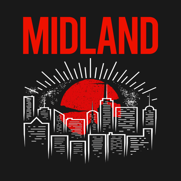 Red Moon Midwest City by flaskoverhand