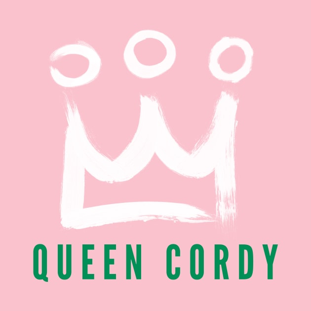 Queen Cordy Green Text Variant by Notebelow