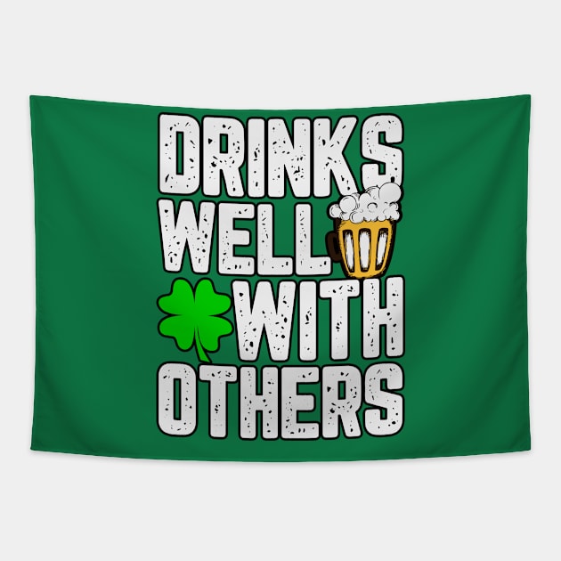 Drinks well with others Tapestry by BE MY GUEST MARKETING LLC