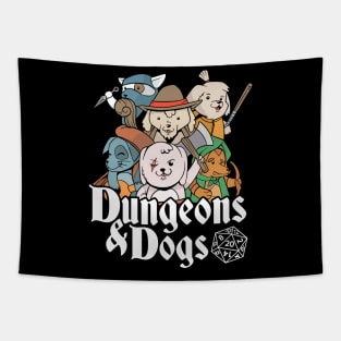 Dungeons and Dogs Tapestry