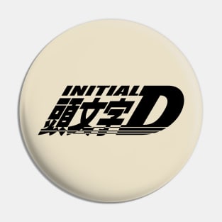 Initial D Logo Pin