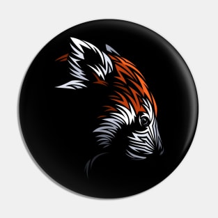 Tribal Red Panda Pin