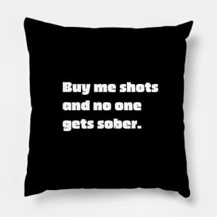 Funny Drinking Humor Pillow