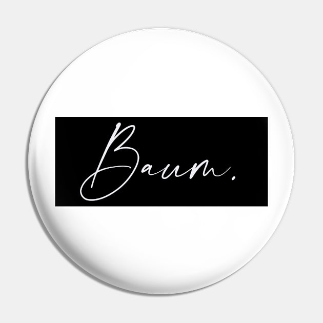 Baum Name, Baum Birthday Pin by flowertafy