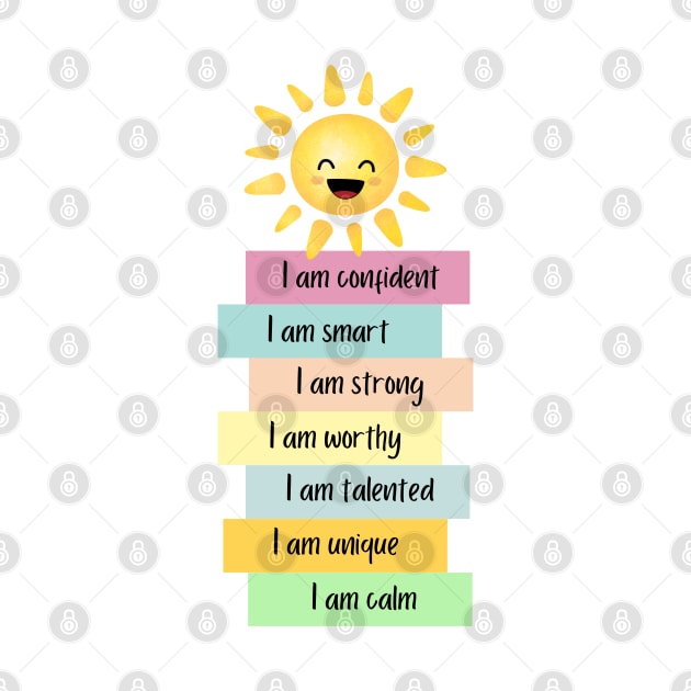 Affirmations for kids by teezeedy