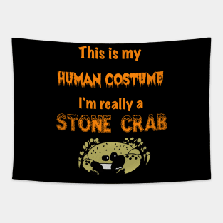 This is my Human Costume, I'm really a Stone Crab Tapestry