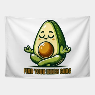 Zen Avocado - Inner Guac Guru Tapestry