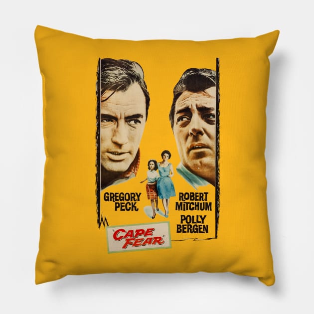 Caoe Fear Movie Poster Pillow by MovieFunTime