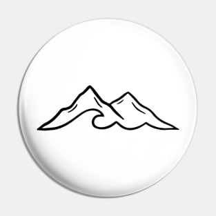 Nature Lines Pin