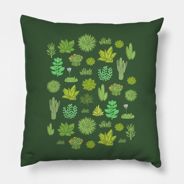 Succulents Pillow by kostolom3000