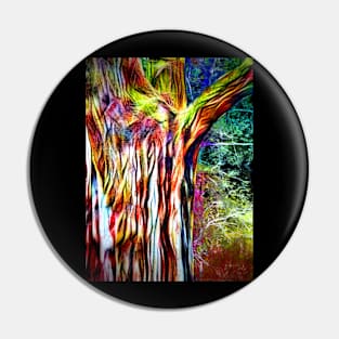 Tree Trunk at Night Pin