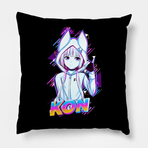 Kon Kemono Jihen Pillow by ShariLambert