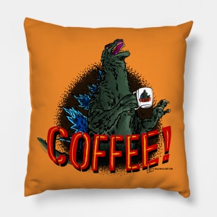 Coffee Kaiju Pillow