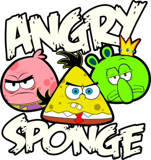 Angry Sponge Magnet