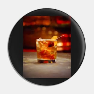 Old Fashioned Cocktail Pin