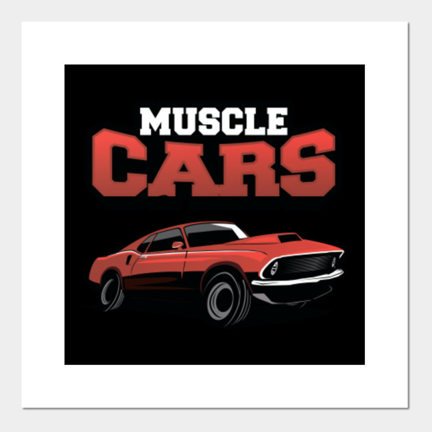 Classic Car Super Cars Street Drag Race Racer Tee Muscle Car