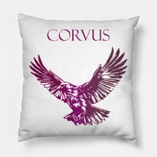 corvus crow Pillow