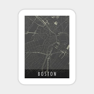 boston map Magnet