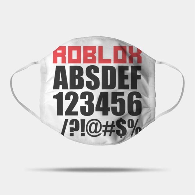 Roblox Letters Tshirt Roblox Alphabet Shirt Roblox Font Shirt Roblox Numbers Roblox Maska Teepublic Pl - belt roblox t shirt